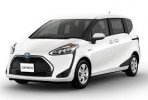 Toyota Sienta 7 Seats car for hire in Paphos Cyprus